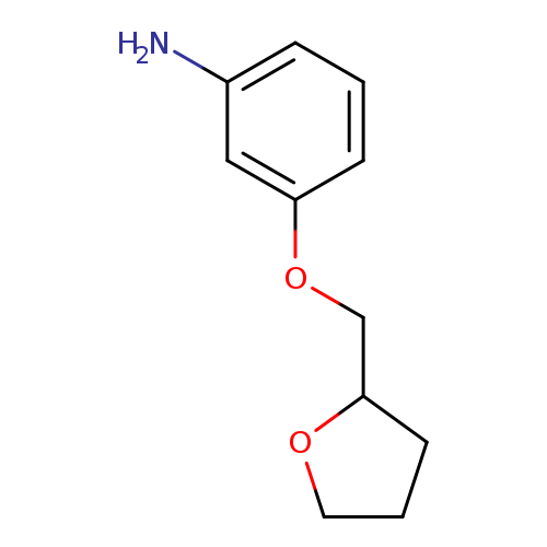3-(oxolan-2-ylmethoxy)aniline