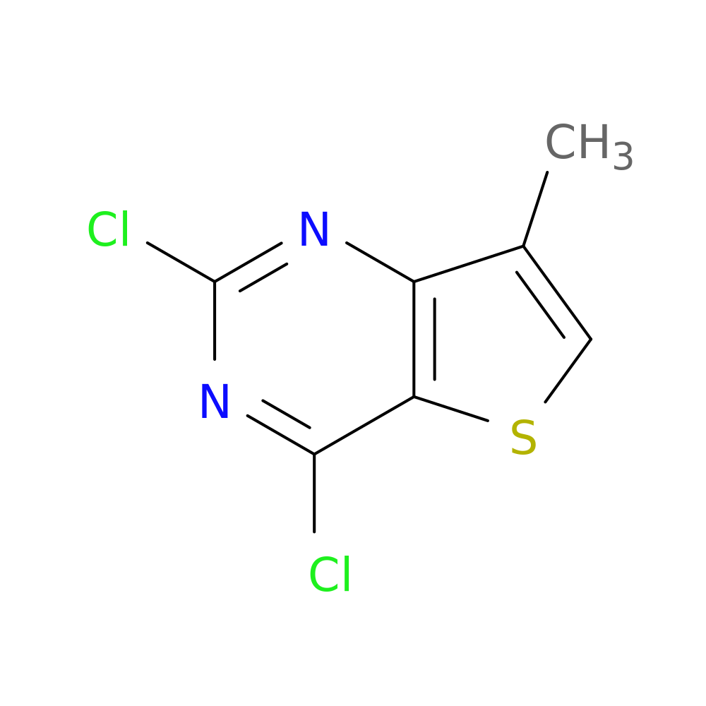 2，4-Dichloro-7-methylthieno[3，2-d]pyrimidine