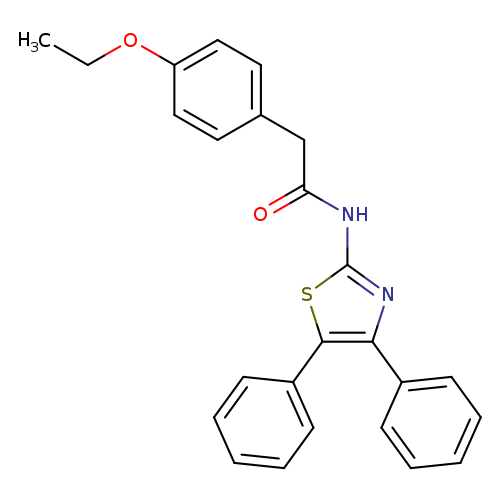 N-(4,5-diphenyl-1,3-thiazol-2-yl)-2-(4-ethoxyphenyl)acetamide