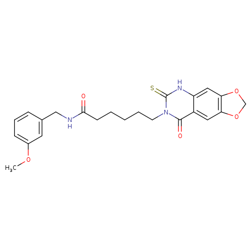 N-[(3-methoxyphenyl)methyl]-6-{8-oxo-6-sulfanylidene-2H,5H,6H,7H,8H-[1,3]dioxolo[4,5-g]quinazolin-7-yl}hexanamide