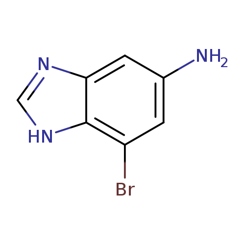1H-Benzimidazol-5-amine, 7-bromo-