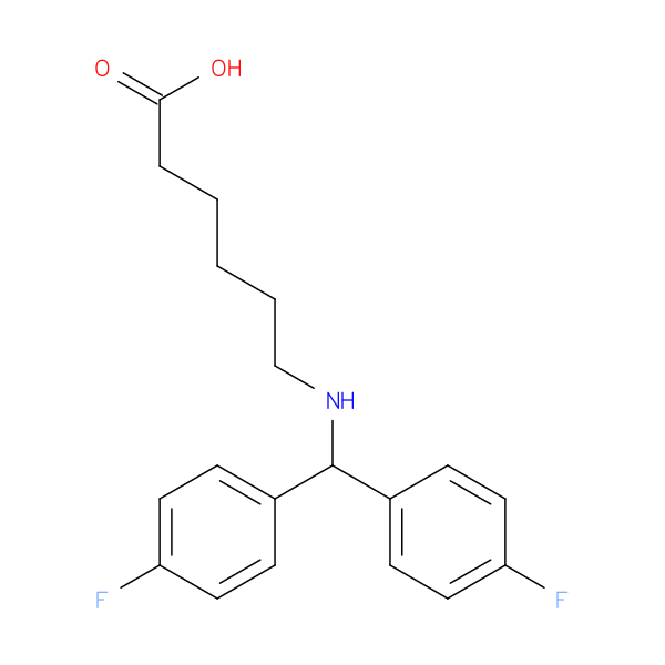 6-{[bis(4-fluorophenyl)methyl]amino}hexanoic acid