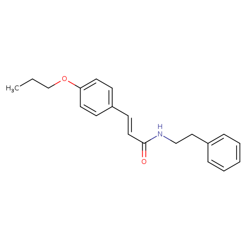 (2E)-N-(2-phenylethyl)-3-(4-propoxyphenyl)prop-2-enamide