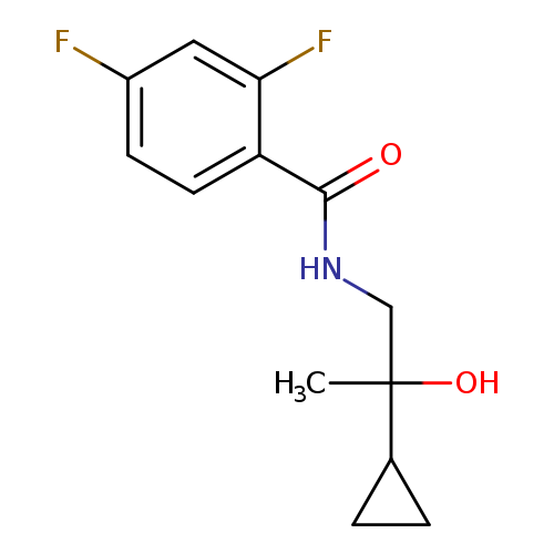 N-(2-cyclopropyl-2-hydroxypropyl)-2,4-difluorobenzamide