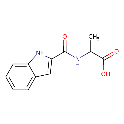 2-(1H-indol-2-ylformamido)propanoic acid