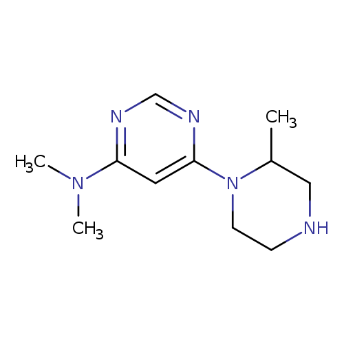 N,N-dimethyl-6-(2-methylpiperazin-1-yl)pyrimidin-4-amine