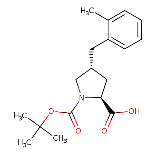 (2S,4R)-1-(tert-Butoxycarbonyl)-4-(2-methylbenzyl)pyrrolidine-2-carboxylic acid