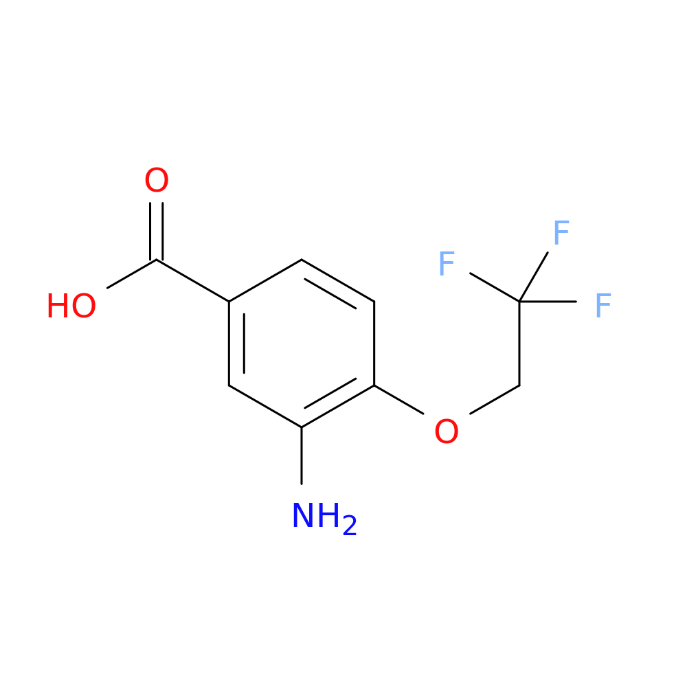 3-amino-4-(2,2,2-trifluoroethoxy)benzoic acid