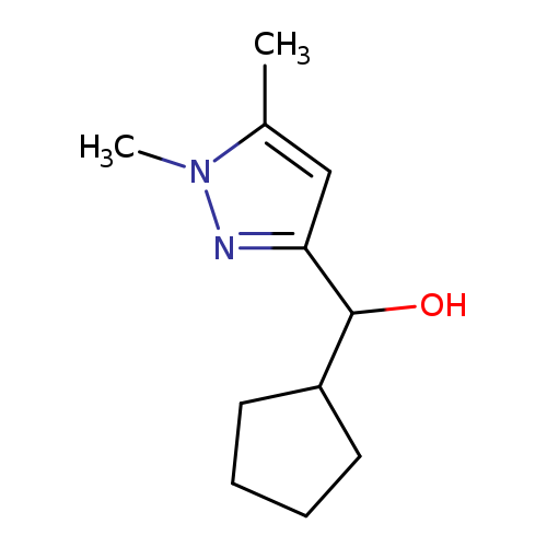 cyclopentyl(1,5-dimethyl-1H-pyrazol-3-yl)methanol