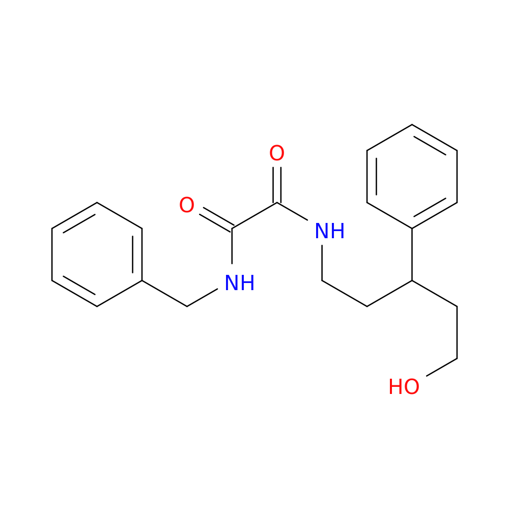 N'-benzyl-N-(5-hydroxy-3-phenylpentyl)ethanediamide