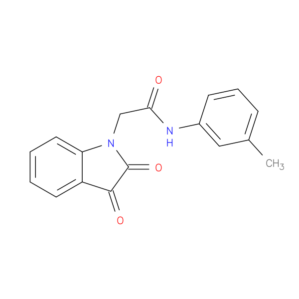 2-(2,3-Dioxo-2,3-dihydro-1h-indol-1-yl)-n-(3-methylphenyl)acetamide