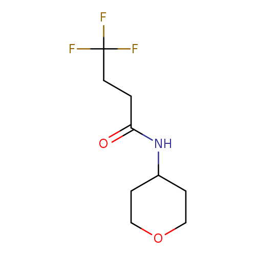 4,4,4-trifluoro-N-(oxan-4-yl)butanamide