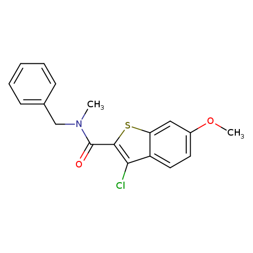 N-benzyl-3-chloro-6-methoxy-N-methyl-1-benzothiophene-2-carboxamide