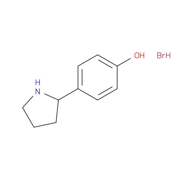 4-(pyrrolidin-2-yl)phenol hydrobromide