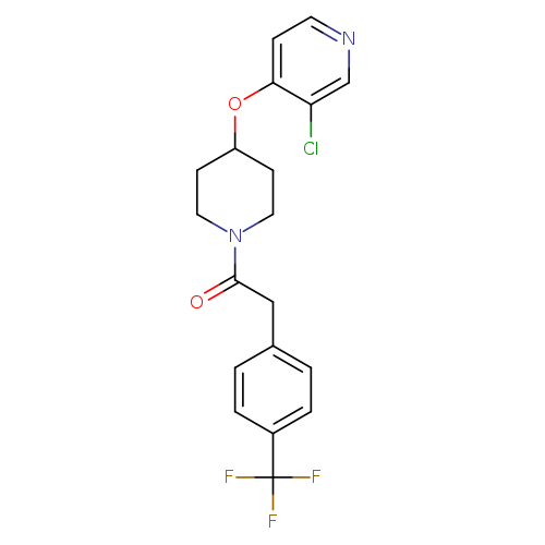 1-{4-[(3-chloropyridin-4-yl)oxy]piperidin-1-yl}-2-[4-(trifluoromethyl)phenyl]ethan-1-one