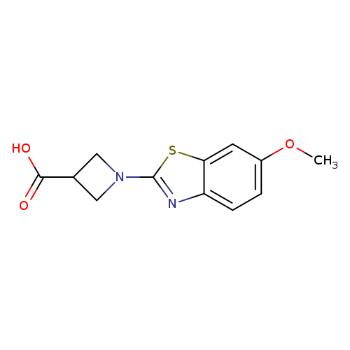1-(6-Methoxy-1,3-benzothiazol-2-yl)azetidine-3-carboxylic acid