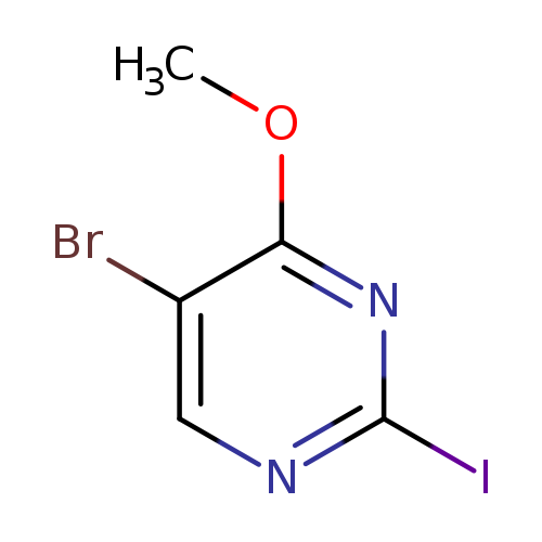 Pyrimidine, 5-bromo-2-iodo-4-methoxy-