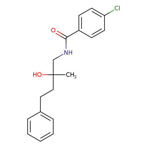 4-chloro-N-(2-hydroxy-2-methyl-4-phenylbutyl)benzamide