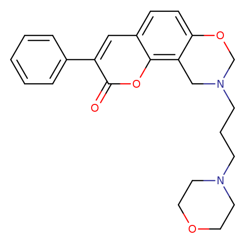 9-[3-(morpholin-4-yl)propyl]-3-phenyl-2H,8H,9H,10H-chromeno[8,7-e][1,3]oxazin-2-one