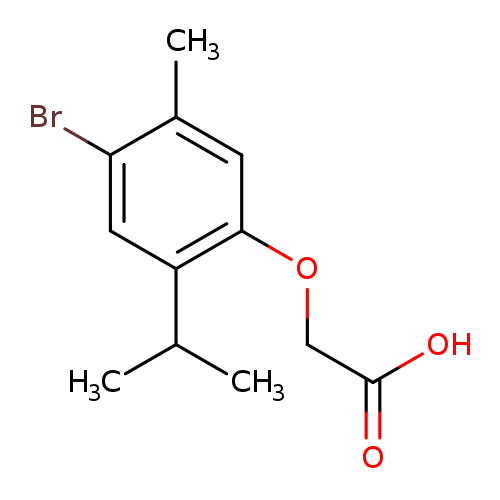 2-(4-Bromo-2-isopropyl-5-methylphenoxy)acetic acid