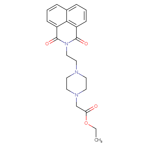ethyl 2-[4-(2-{2,4-dioxo-3-azatricyclo[7.3.1.0^{5,13}]trideca-1(13),5,7,9,11-pentaen-3-yl}ethyl)piperazin-1-yl]acetate