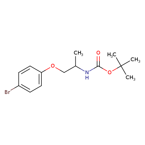 tert-Butyl N-[1-(4-bromophenoxy)propan-2-yl]carbamate