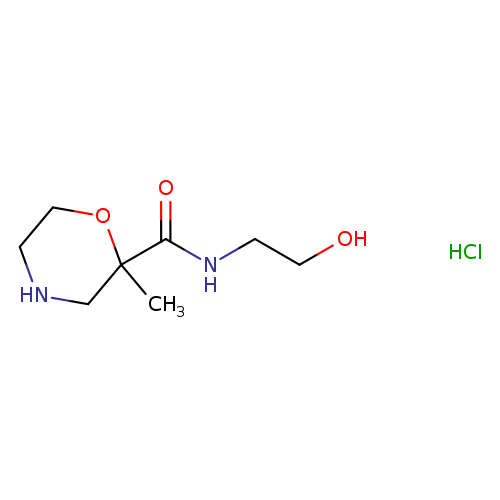 N-(2-Hydroxyethyl)-2-methylmorpholine-2-carboxamide hydrochloride