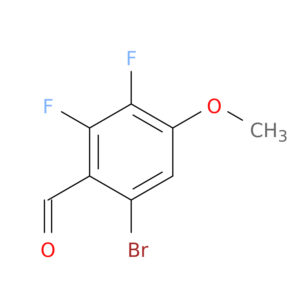 6-Bromo-2,3-difluoro-4-methoxybenzaldehyde
