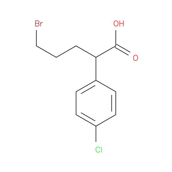 5-Bromo-2-(4-chlorophenyl)pentanoic acid