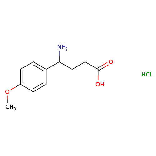 4-amino-4-(4-methoxyphenyl)butanoic acid hydrochloride