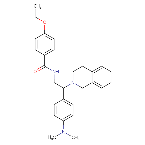 N-{2-[4-(dimethylamino)phenyl]-2-(1,2,3,4-tetrahydroisoquinolin-2-yl)ethyl}-4-ethoxybenzamide