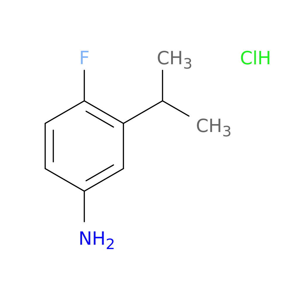 4-fluoro-3-(propan-2-yl)aniline hydrochloride