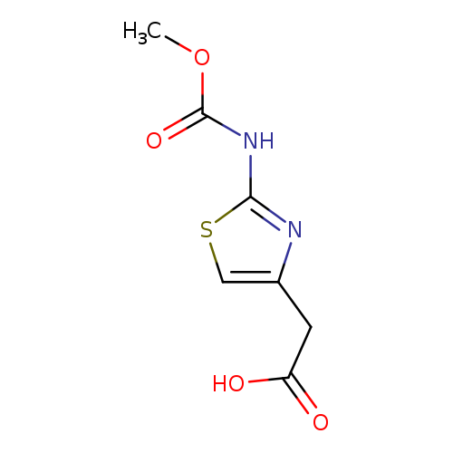 2-{2-[(methoxycarbonyl)amino]-1,3-thiazol-4-yl}acetic acid