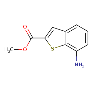 Benzo[b]thiophene-2-carboxylic acid, 7-amino-, methyl ester (9CI)