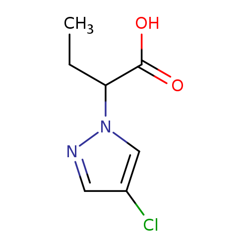 2-(4-Chloro-1H-pyrazol-1-yl)butanoic acid
