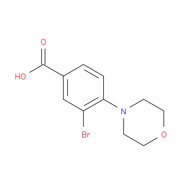 3-Bromo-4-morpholinobenzoic Acid