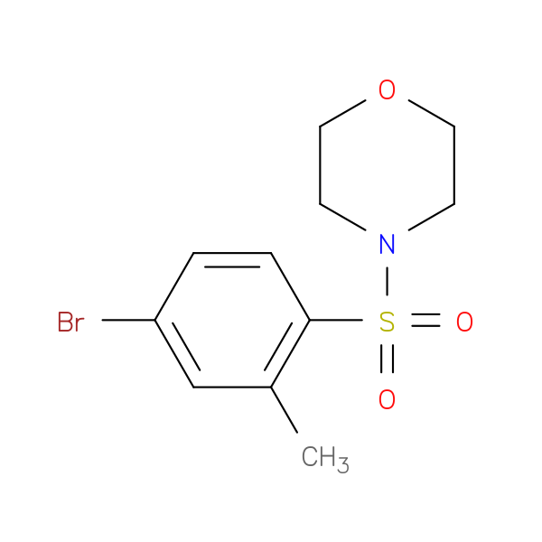 4-[(4-BRomo-2-methylbenzene)sulfonyl]morpholine