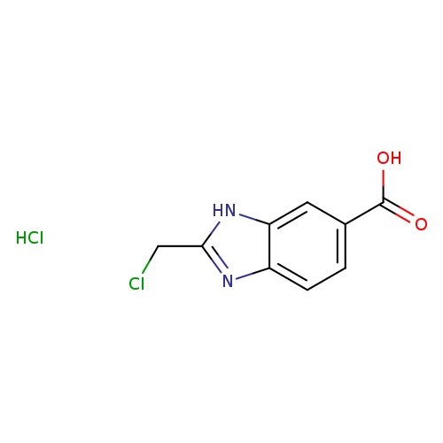 2-(Chloromethyl)-1h-benzimidazole-5-carboxylic acid hydrochloride