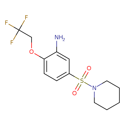 5-(piperidine-1-sulfonyl)-2-(2,2,2-trifluoroethoxy)aniline