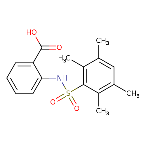 2-(2,3,5,6-tetramethylbenzenesulfonamido)benzoic acid