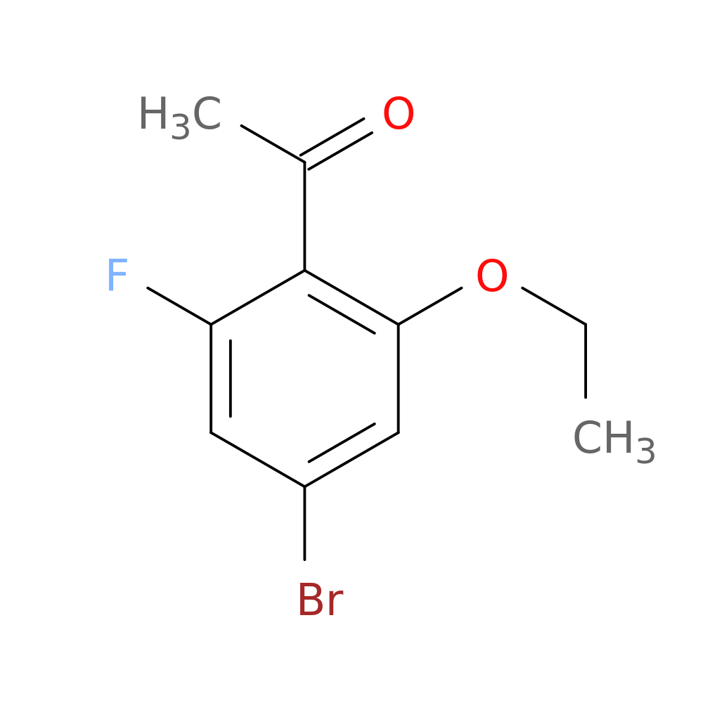 1-(4-bromo-2-ethoxy-6-fluorophenyl)ethan-1-one