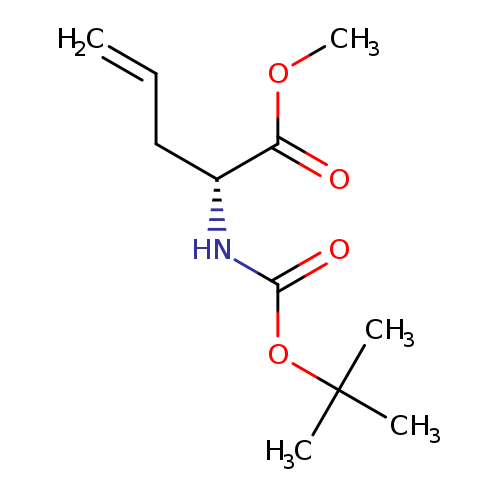 4-Pentenoic acid, 2-[[(1,1-dimethylethoxy)carbonyl]amino]-, methyl ester, (2R)-