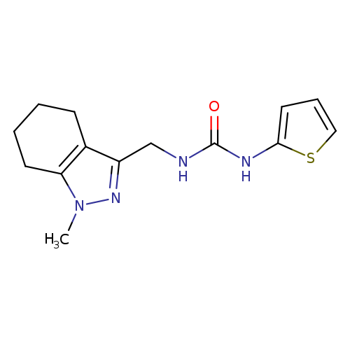 3-[(1-methyl-4,5,6,7-tetrahydro-1H-indazol-3-yl)methyl]-1-(thiophen-2-yl)urea