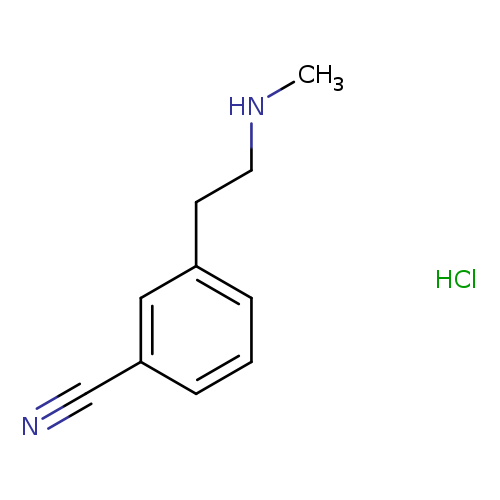 3-[2-(methylamino)ethyl]benzonitrile hydrochloride
