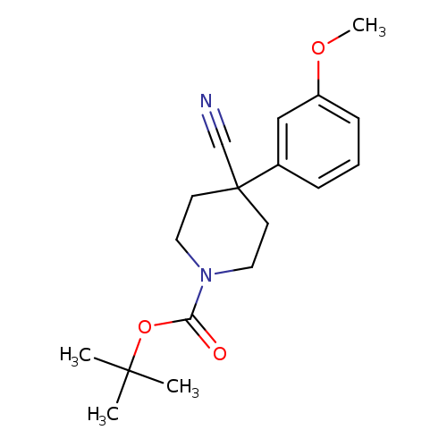 1-Boc-4-cyano-4-(3-methoxyphenyl)-piperidine
