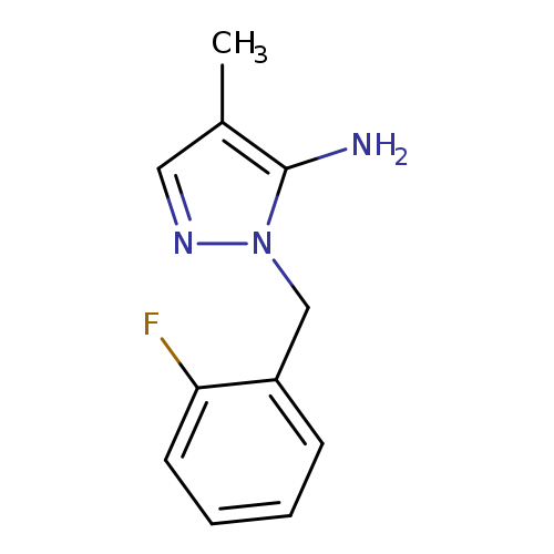 1-[(2-fluorophenyl)methyl]-4-methyl-1H-pyrazol-5-amine