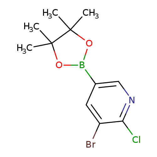 3-Bromo-2-chloro-5-(4,4,5,5-tetramethyl-1,3,2-dioxaborolan-2-yl)pyridine