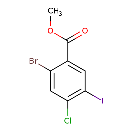 2-Bromo-4-chloro-5-iodo-benzoic acid methyl ester