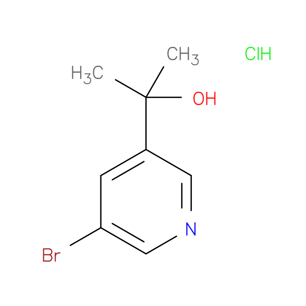 3-Pyridinemethanol, 5-bromo-α,α-dimethyl-, hydrochloride (1:1)
