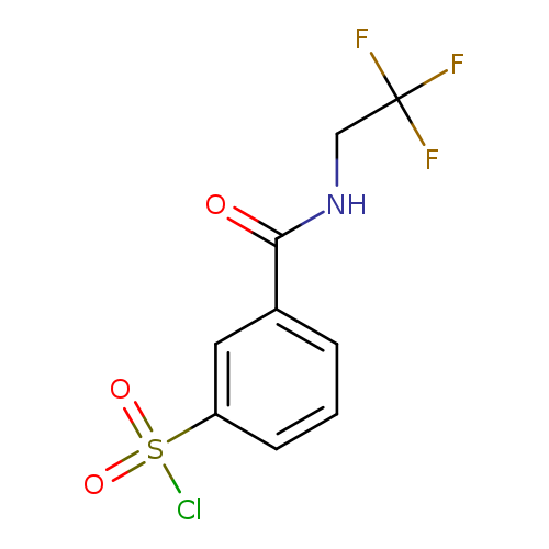 3-[(2,2,2-trifluoroethyl)carbamoyl]benzene-1-sulfonyl chloride